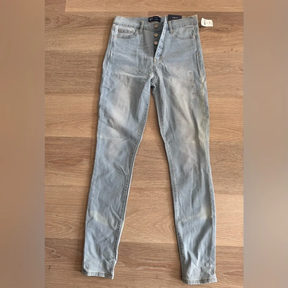 Light Blue Denim Jeans - Picture 2 of 4